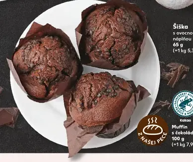 Muffin s čokoládou