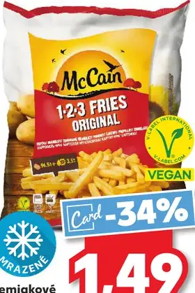 McCain Zemiakové hranolčeky