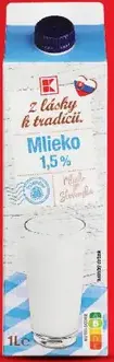 Čerstvé mlieko 1,5%