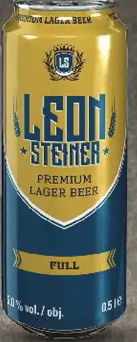 Leoni Steiner Svetlý ležiak plechovka