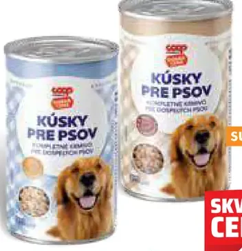 Coop Krmivo kúsky pre psov