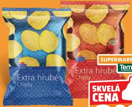 Tradičná kvalita Chipsy Extra hrubé
