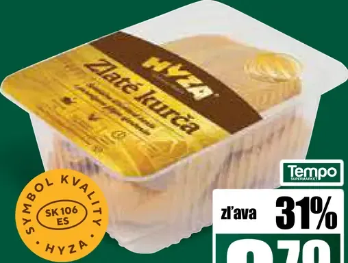Zlaté kurča chladené