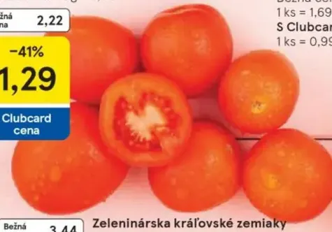 Tesco paradajky podlhovasté