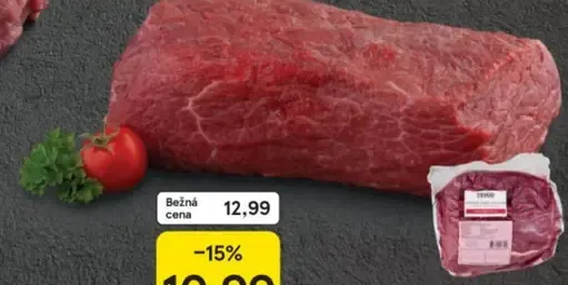 Tesco hovädzie zadné zo stehna bez kosti