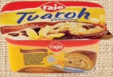 Rajo Ochutený tvaroh hrozienka a vanilka
