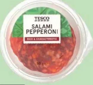 Tesco saláma pepperoni