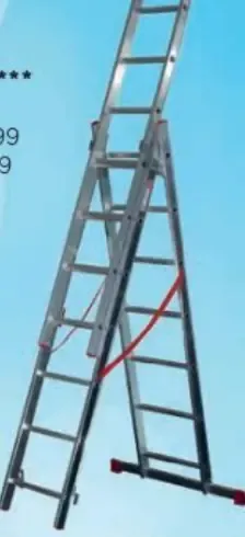 Multifunkčný hliníkový rebrík