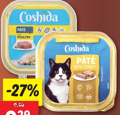 Coshida paté krmivo pre mačky