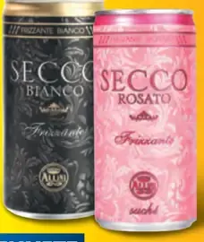 Secco Bianco plechovka - Secco Rosato plechovka