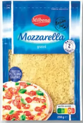 Milbona Mozzarella strúhaná