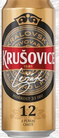 Krušovice Pivo plechovka