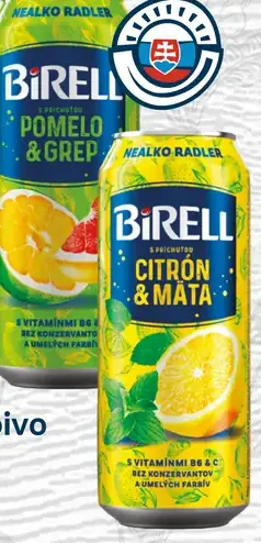 Birell Radler nealkoholické pivo