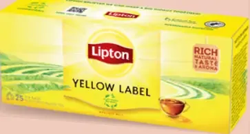 Liptont Yellow Label čierny čaj