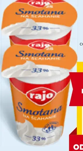 Rajo smotana na šľahanie