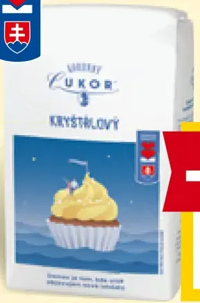 Korunný cukor kryštálový
