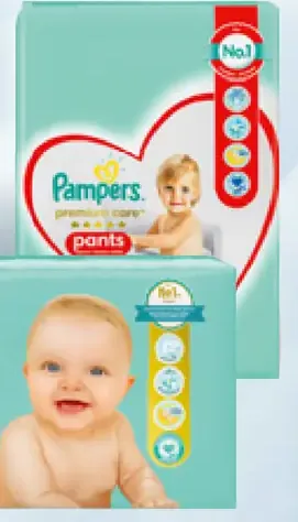 Pampers premium pants, premium care