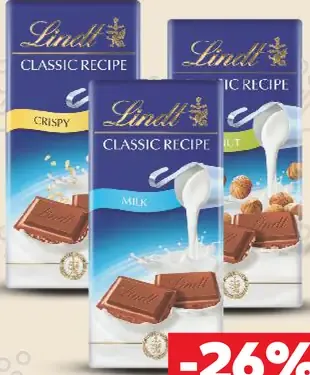 Lindt Mliečna čokoláda
