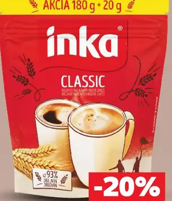 Inka Classic rozpustná kávovinová zmes