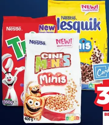 Nestlé Cini Minis / Nesquik cereálie