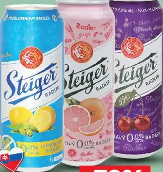 Steiger Radler nealkoholický