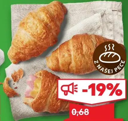 Croissant šunka - syr