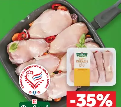 Purland Kuracie rezne a stehná bez kosti a kože
