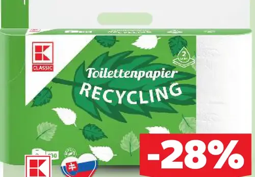 K-Classic Toaletný papier 2-vrstvový