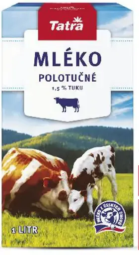 Trvanlivé mlieko 1,5 %
