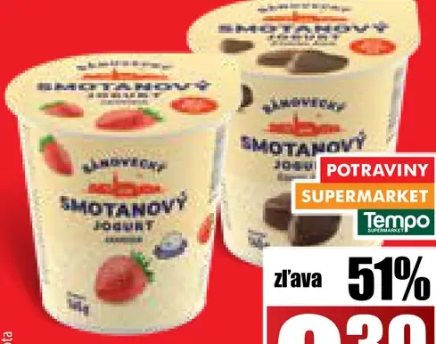 Bánovecký smotanový jogurt