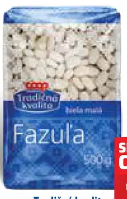 Tradičná kvalita Fazuľa biela