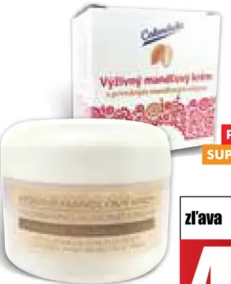 Výživný mandľový krém