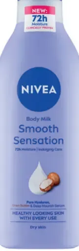 Nivea telové mlieko