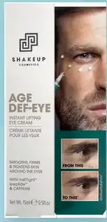 Shakeup Cosmetics AGE DEF-EYE pánsky liftingový očný krém