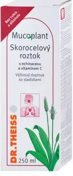 DR. THEISS Mucoplant skorocelový roztok výživový doplnok