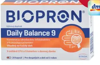 Biopron Daily Balance 9 kapsuly výživový doplnok