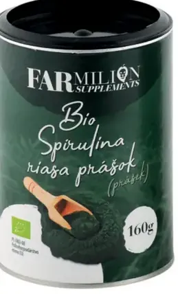 FARMILON SUPPLEMENTS Bio Spirulina riasa v prášku