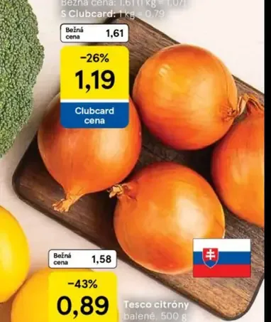 Tesco citróny