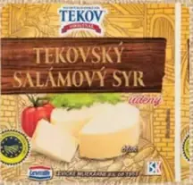 Tekovský salámový syr údený alebo neúdený