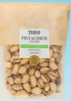 Tesco pistácie pražené solené