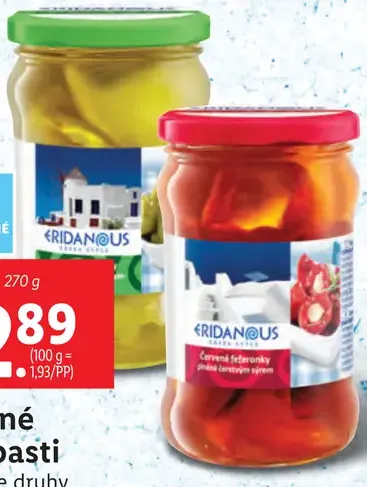 Eridanous Plnené antipasti