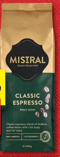 Mistral Zrnková káva