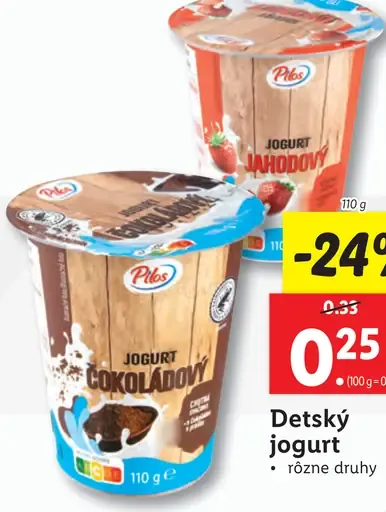Pilos Detský jogurt