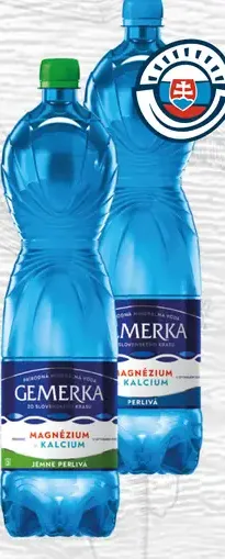 Gemerká Magnezium a Kalcium Minerálna voda