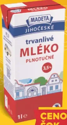 Madeta Jihočeské mlieko