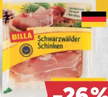 BILLA Schwarzwaldská šunka