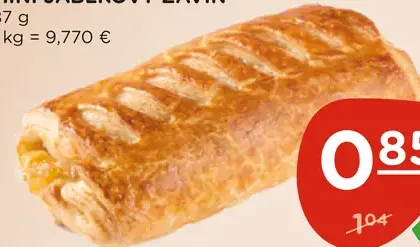Mini jablkový závin