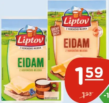 Liptov Eidam plátky