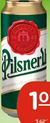 Pilsner Urquell pivo plechovka