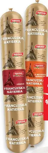Francúzska nátierka rôzne druhy